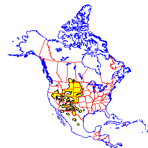 pronghorn antelope map